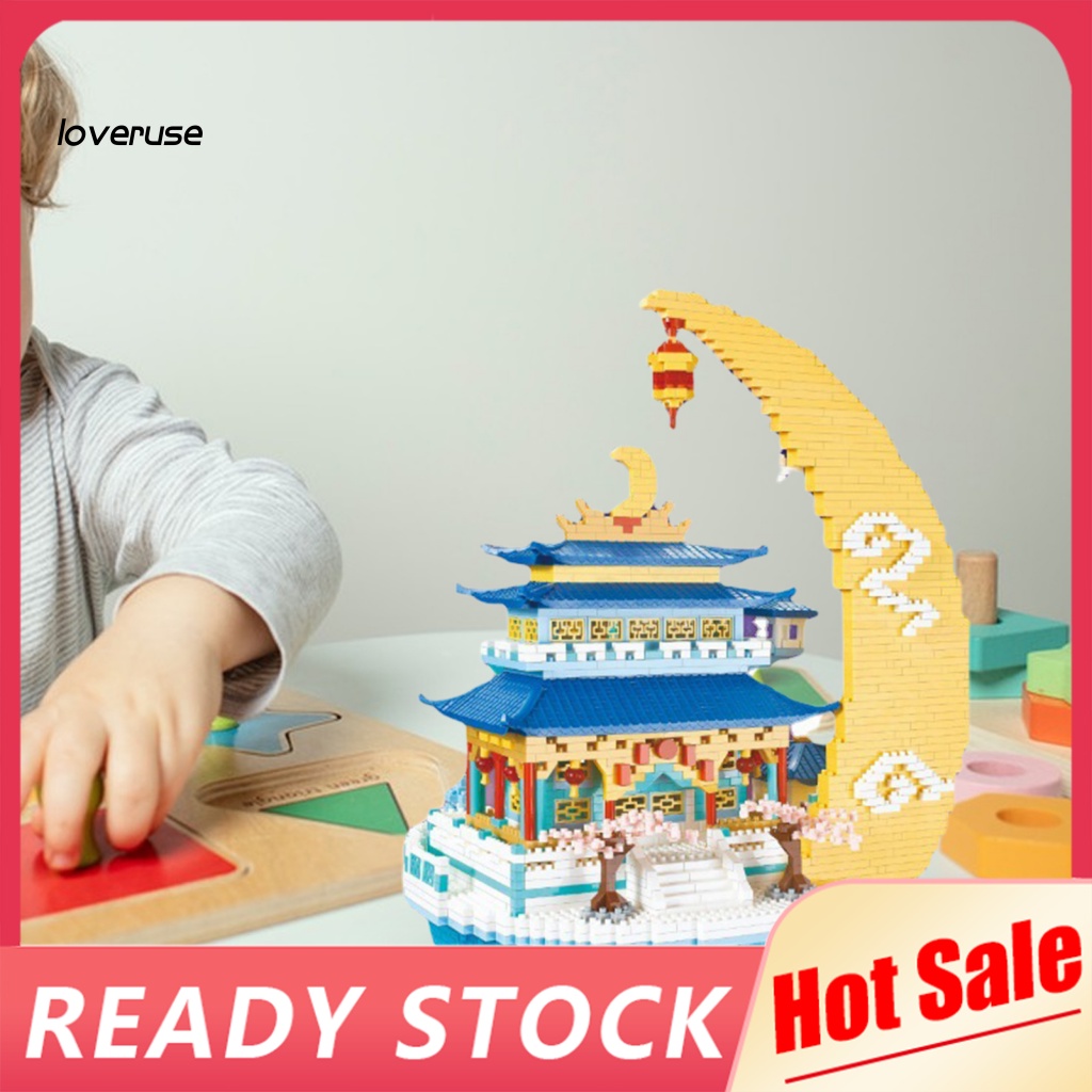 1 Hộp Đồ Chơi Lắp Ráp Mô Hình Kiến Trúc Bằng Nhựa Dễ Thương Dùng Làm Quà Tặng Sinh Nhật