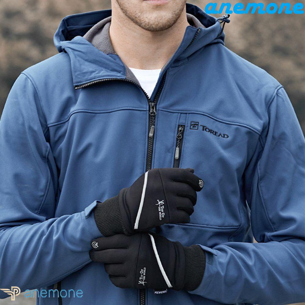 Găng Tay Silicone Polyester Chống Mồ Hôi In Logo Phản Quang Thời Trang Cho Nam