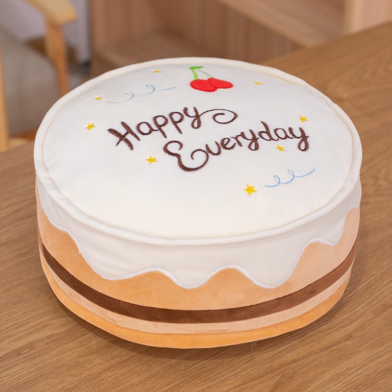 Gối Nhồi Bông Hình Bánh Kem Giả Thiết Kế Sáng Tạo