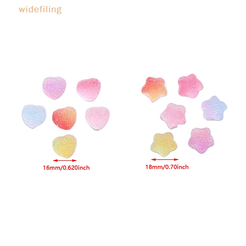 Bộ 5 Kẹp Tóc Giả Hình Ngôi Sao Năm Cánh Mềm Mại Dùng Trang Trí DIY