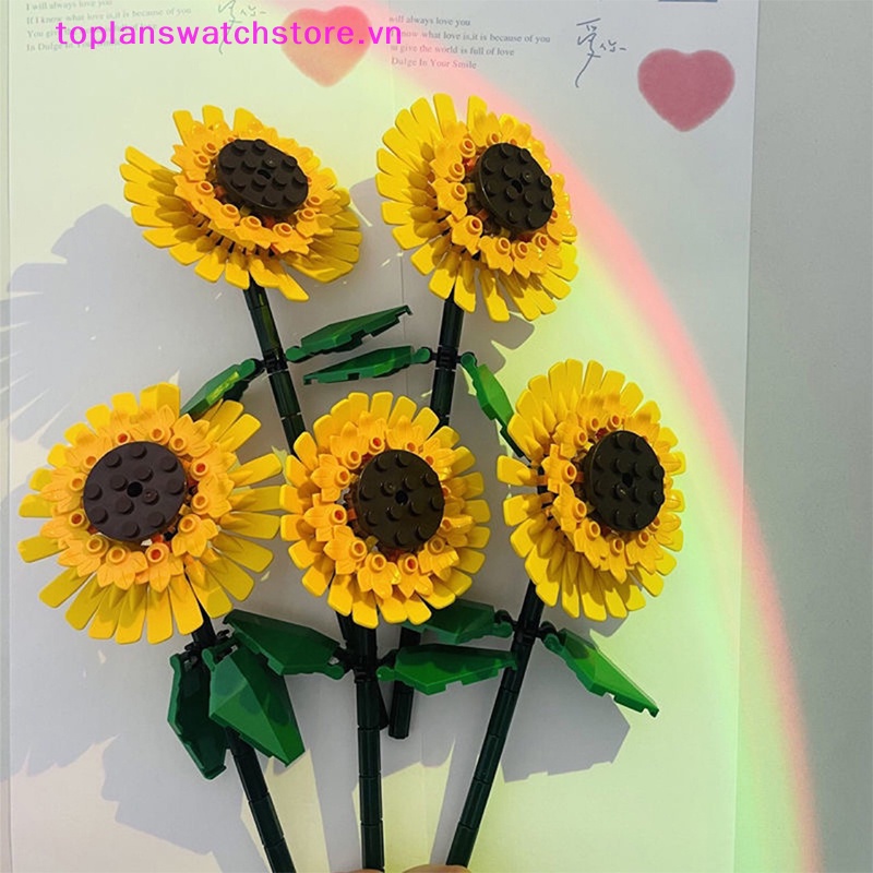 1 Mô Hình Đồ Chơi Lắp Ráp Cây Hoa Hướng Dương Sáng Tạo