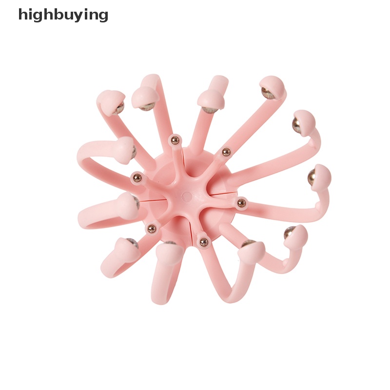 1 Dụng Cụ Mát Xa Đầu Với 18 Ngón Tay Giúp Giảm Căng Thẳng Và Phục Hồi Da Đầu