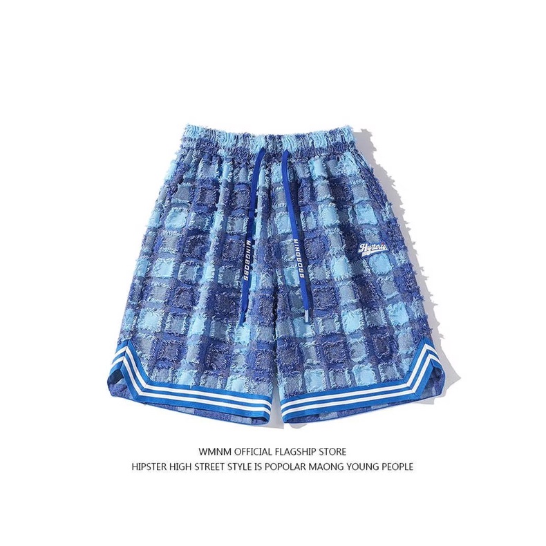 Quần Lửng Dáng Rộng Họa Tiết Caro Đa Năng Thời Trang Mùa Hè Cho Nam [M-3XL]