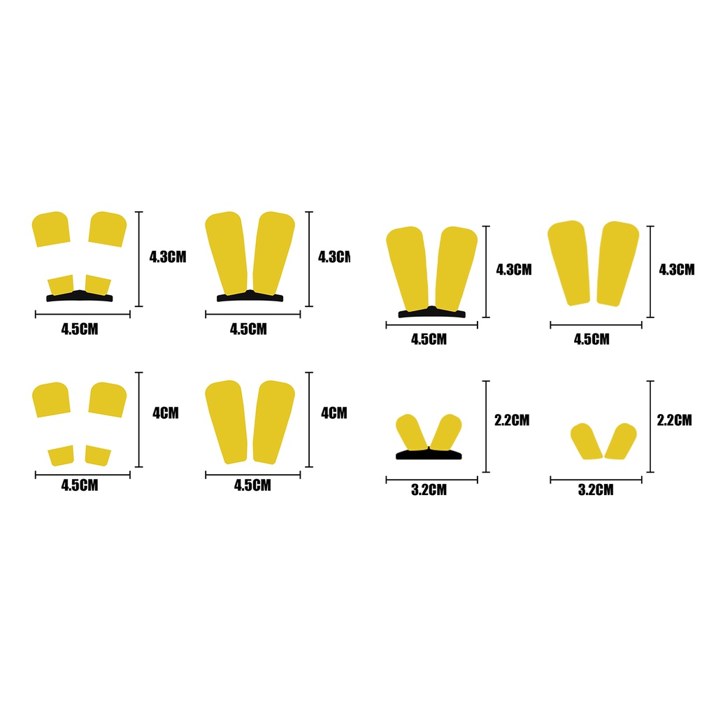 1 Bộ Nhãn Dán Trang Điểm Mắt Tiện Lợi Lâu Trôi Dễ Mang Theo Chủ Đề Halloween