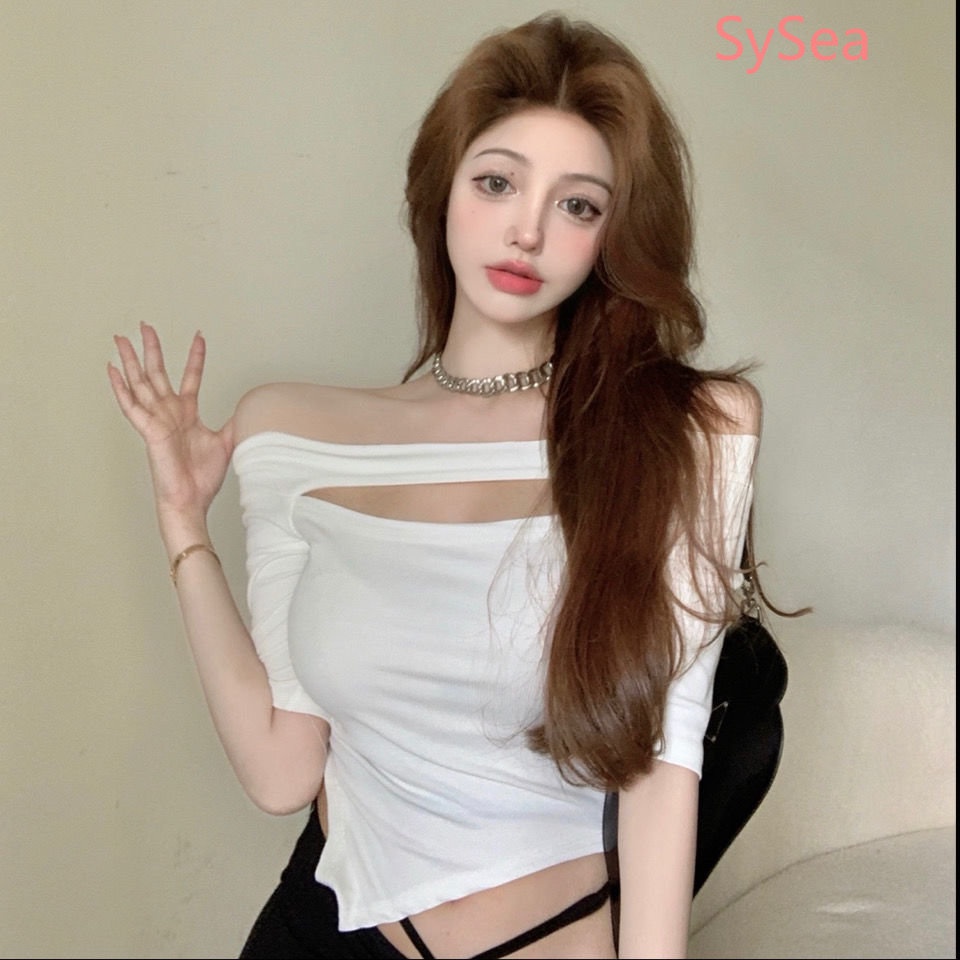 Áo Kiểu Dáng Ngắn Phong Cách Thời Trang Mùa Hè Hàn Quốc Dành Cho Nữ