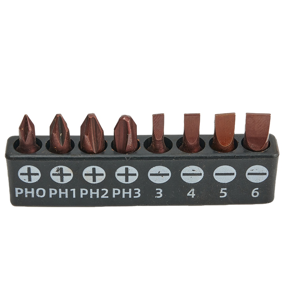 Bộ 8 Mũi Tua Vít Nam Châm Bằng Hợp Kim Thép Chất Lượng Cao PH / Torx