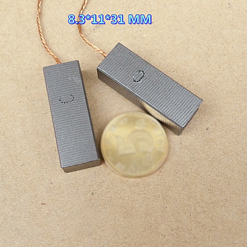 Bộ 2 Động Cơ Chổi Than 83 * 11 * 31mm Thay Thế Cho Máy Hút Bụi