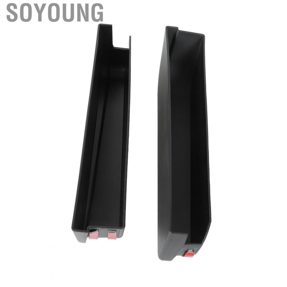 Soyoung Center Console Side Organizer  Storage Box Sturdy Space Saving for Car