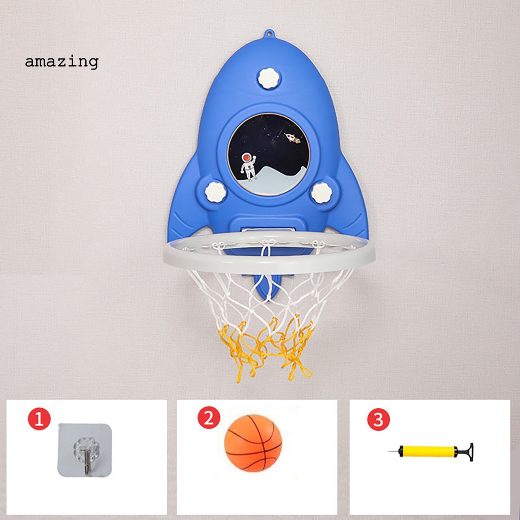 Bộ Bảng Chơi Bóng Rổ Trong Nhà Thiết Kế Cốc Hút Chắc Chắn Cho Trẻ Em