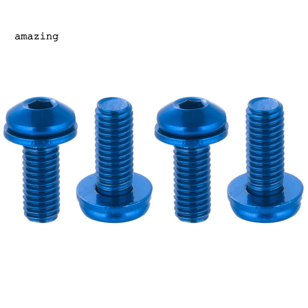 Set 4 Giá Đỡ Bình Nước / Bu Lông / Chai Nước Chống Mòn Nhiều Màu Có Ốc Vít Dành Cho Xe Đạp Ngoài Trời