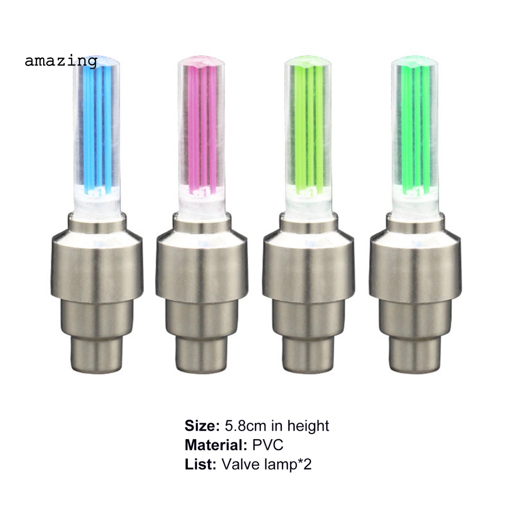 Bộ 2 Van Nhựa PVC Mini Chống Ăn Mòn Gắn Bánh Xe Đạp / Mô Tô