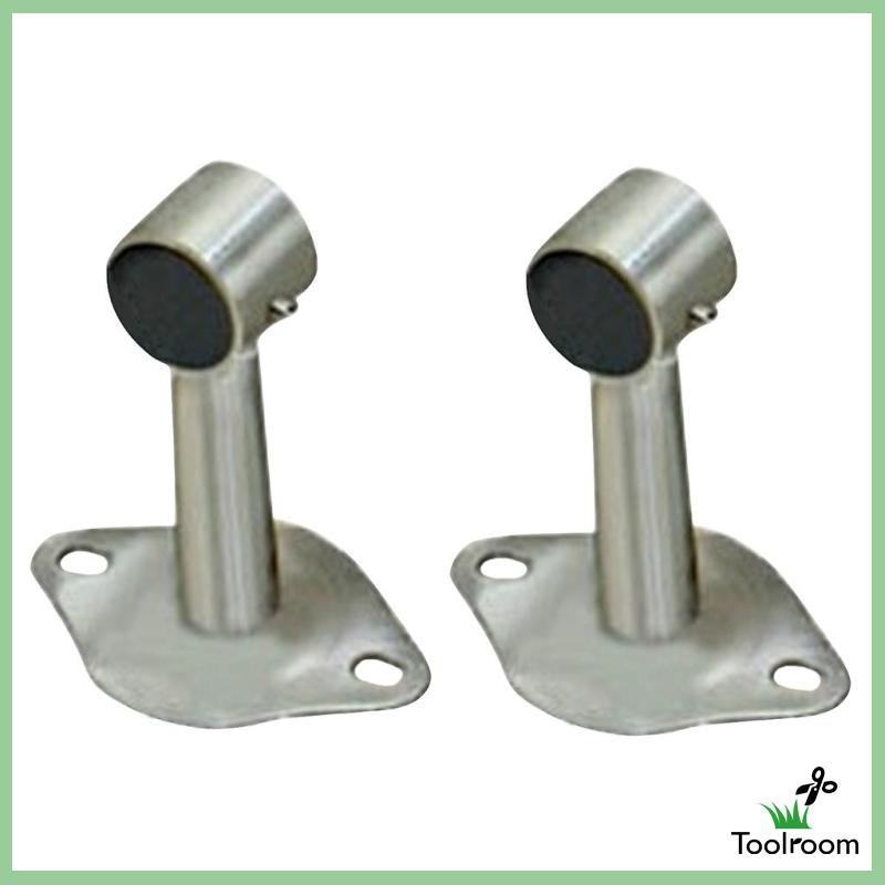 Set 2 Giá Đỡ Thanh Tay Cầm Bằng Thép Không Gỉ 100mm Cho Tủ Quần Áo