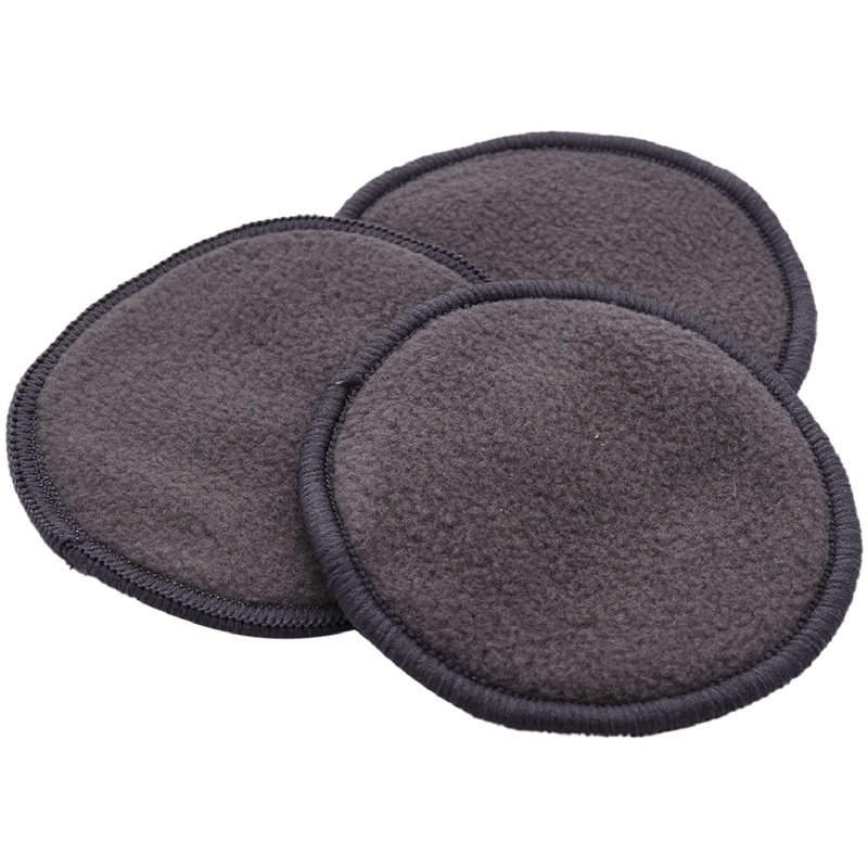 Bộ 16 Miếng Bông Tẩy Trang Ba Lớp Bằng Cotton Tre Có Thể Giặt Và Tái Sử Dụng Kèm Túi Đựng