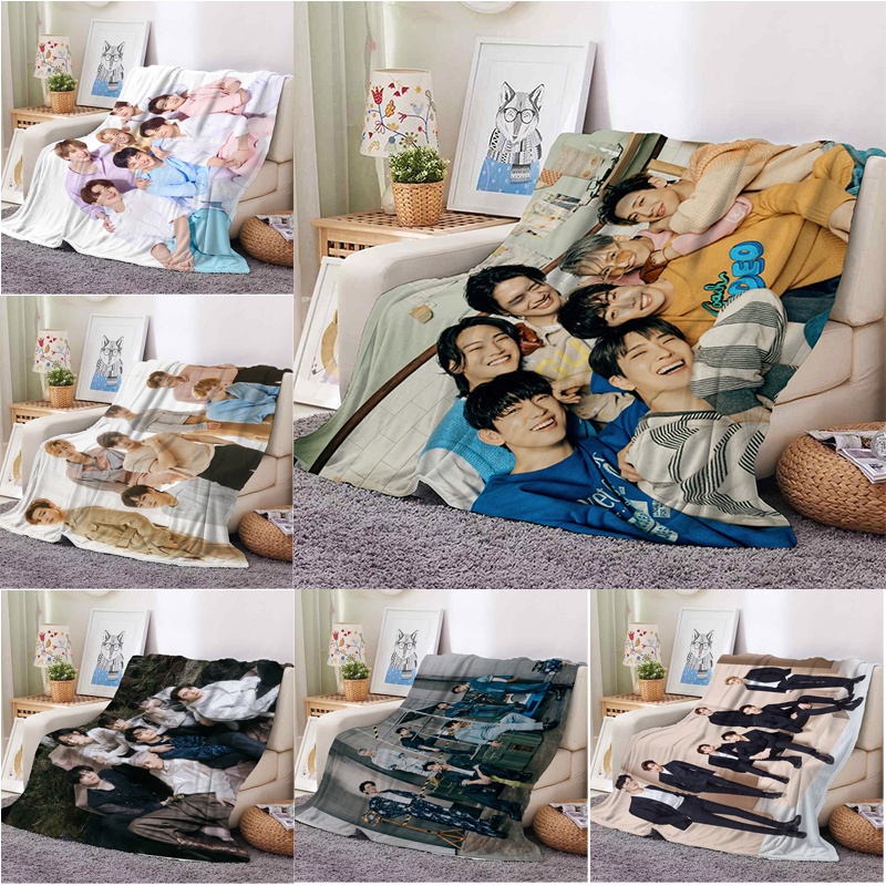 GOT7 4 Kích Thước Chăn Flannel Mark & JAY B & Jackson Wang & Jinyoung & Youngjae & BamBam & Yugyeom 