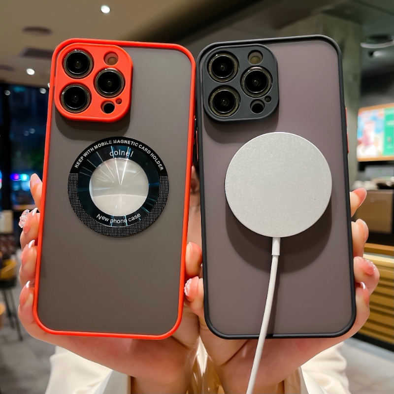 Ốp điện thoại HOCE silicone mềm trong suốt nhám in logo thích hợp cho iPhone 14 13 12 11 Pro Max 14 Plus