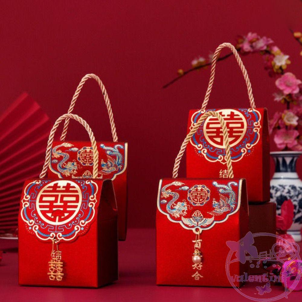 Set 20 Túi Đựng Kẹo Cưới 3D Siêu Nhẹ Dễ Mang Theo Tiện Dụng