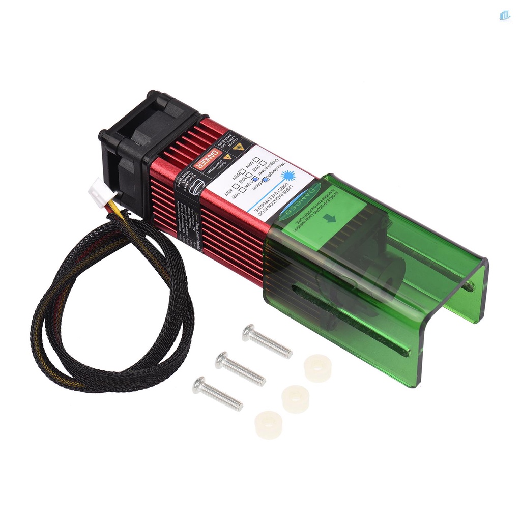Mô Đun Laser 450nm 5.5W Có Thể Điều Chỉnh Độ Dài Tốc Độ Cao Khắc Laser Cho Máy In 3D CNC
