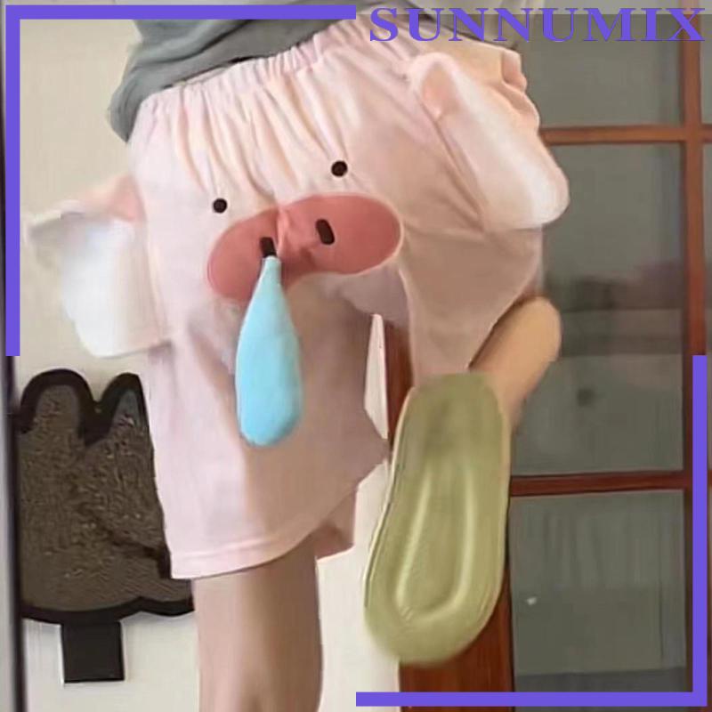 Quần Short Lưng Cao Trọng Lượng Nhẹ Thoáng Khí Thoải Mái Thời Trang Mùa Hè Cho Nữ