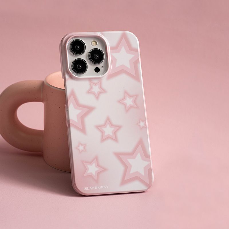 Ốp Điện Thoại Cứng Họa Tiết Ngôi Sao Màu Gradient Cho Iphone 13 78 1211Max 14pro