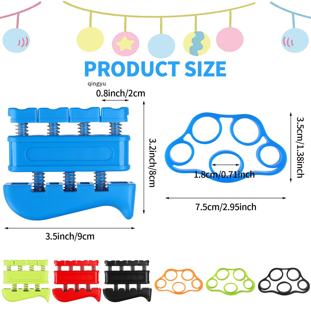 Bộ 16 Dụng Cụ Luyện Tập Lực Ngón Tay Giảm Đau Tiện Dụng
