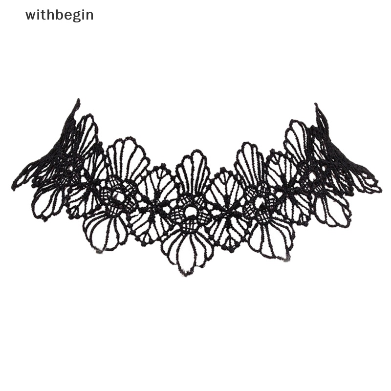 Vòng Cổ Choker Ren Màu Đen Phong Cách Cổ Điển