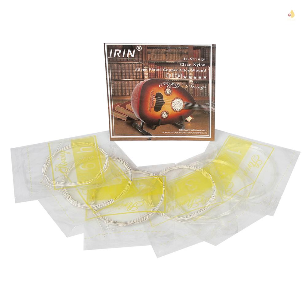 Bộ Dây Đàn Oud (G-D-A-E-B-F) 11 Dây Nylon Trong Suốt Mạ Đồng Bạc