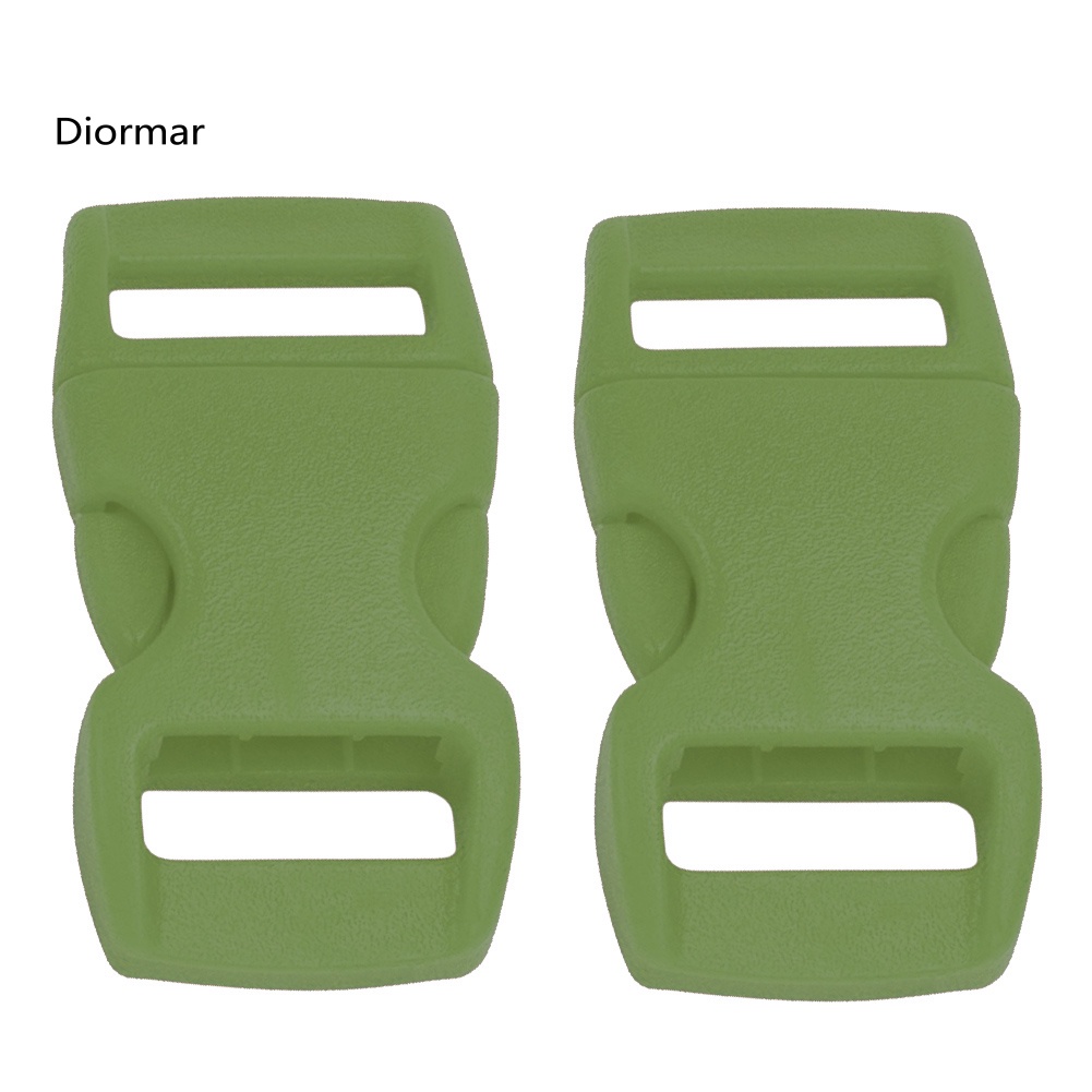 Set 24 Khóa Dây Nhựa Nhiều Màu Sắc Tháo Gỡ Nhanh Đeo Cổ Áo Vòng Tay DIO