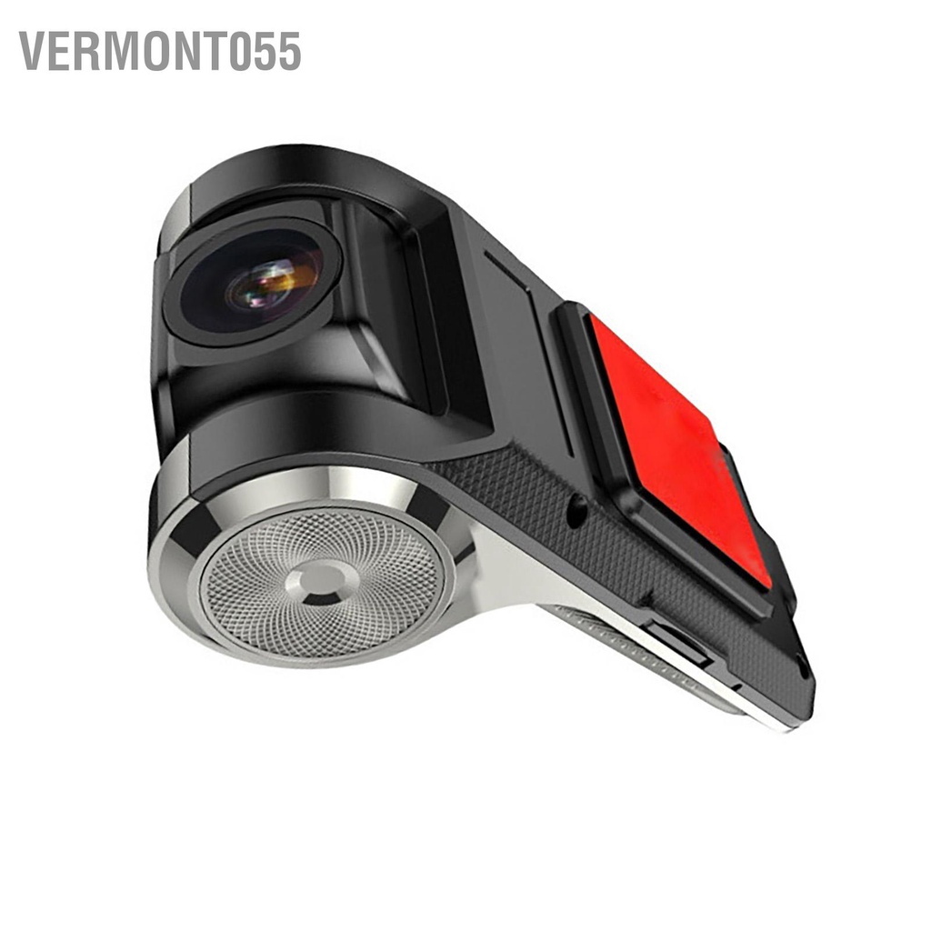 Vermont055 Camera hành trình USB ô tô 1080P Bản ghi đơn phía trước Lái xe hình Độ nét cao Tầm nhìn rõ Ghi mượt mà cho Android DVR