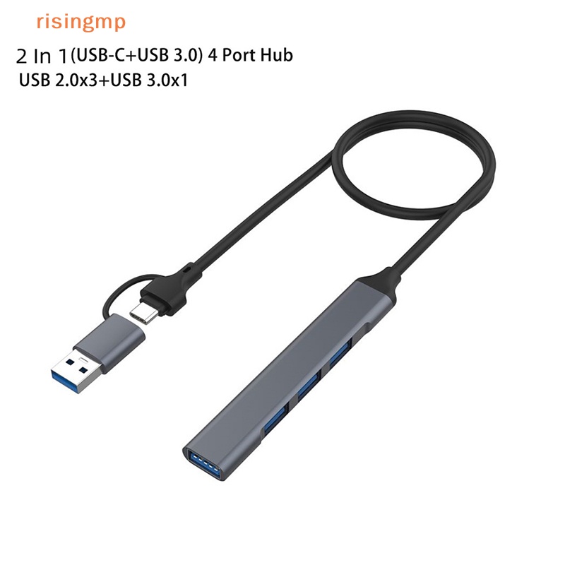 Bộ Chia 4 Cổng USB 2.0 / USB 3.0 Tốc Độ Cao 5Gbps Cho Máy Tính