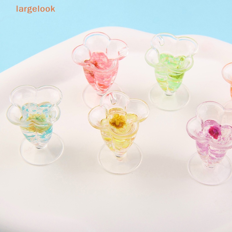 Bộ 2 Miếng Dán Trang Trí Điện Thoại / Cốc Kem / Đồ Uống Hình Bông Hoa Bằng Nhựa Dạ Quang DIY