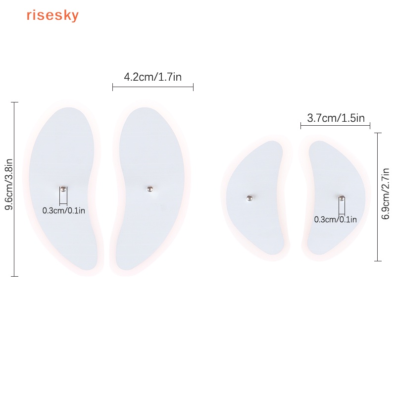 Bộ 2 Cặp Miếng Đệm Thay Thế Cho Máy Mát Xa Cơ Mặt