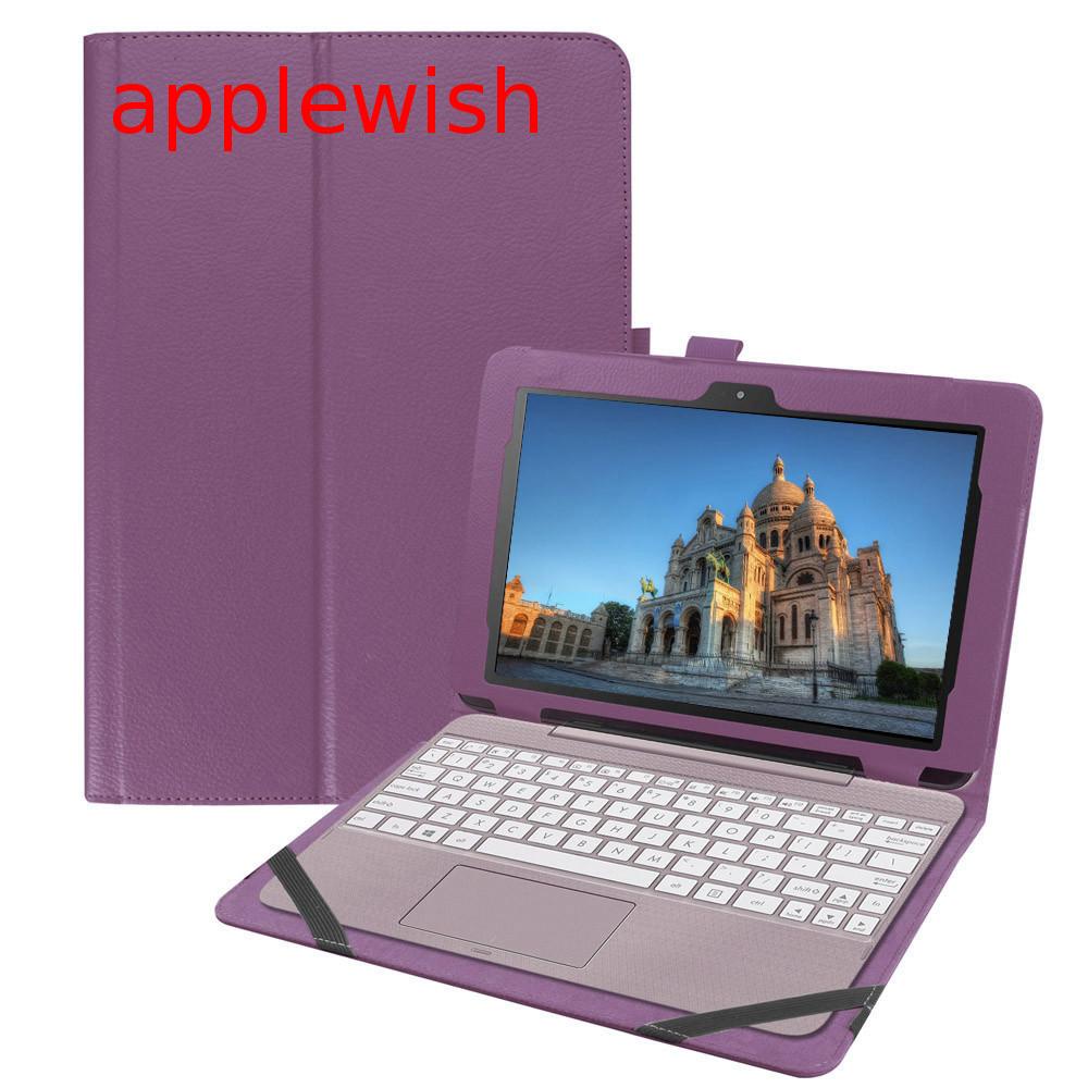 Bao Da Máy Tính Bảng PP Mỏng Có Bàn Phím Cho Asus Transformer BooK T101HA 10.1 Inch