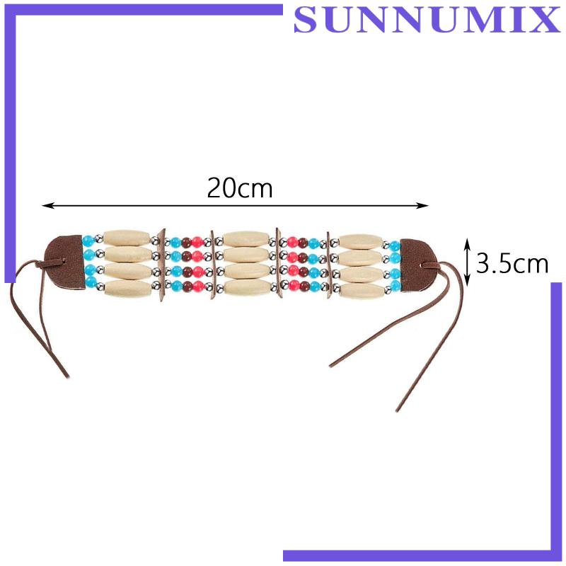 [Sunnimix] Vòng Cổ Hạt Gỗ Nhiều Màu Phong Cách Bộ Lạc Bohemian