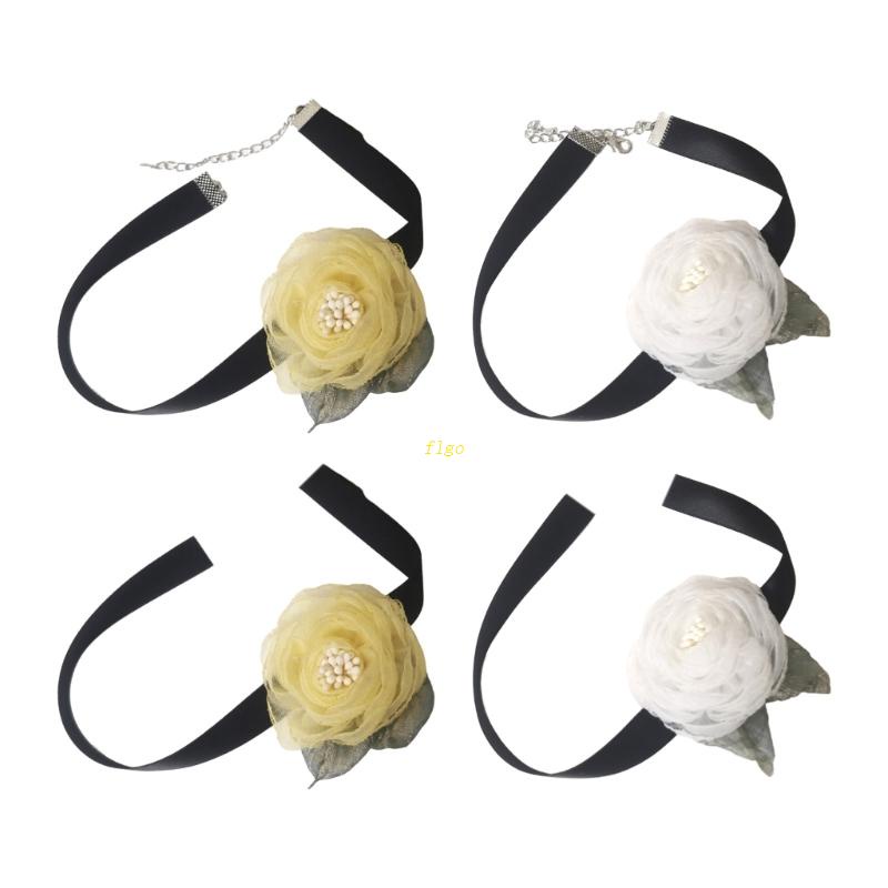 Vòng Cổ Choker Ren Hoa Dài Thời Trang Dành Cho Nữ