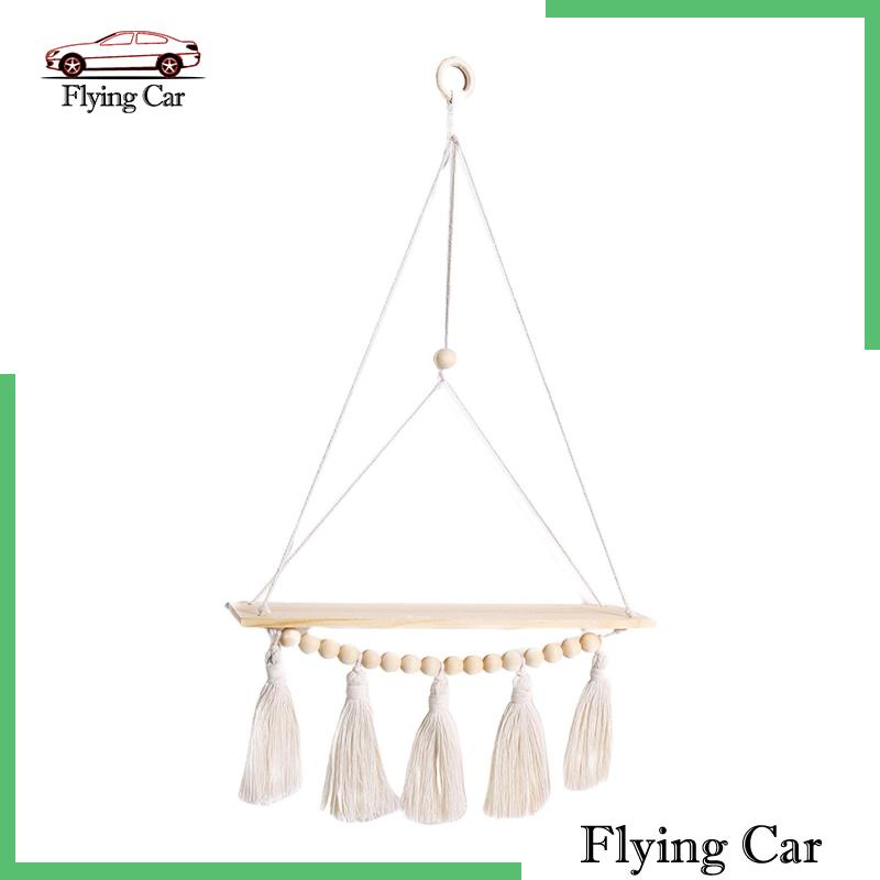 Kệ Gỗ Nổi Treo Tường Trang Trí Phòng Ngủ Phong Cách Boho 2