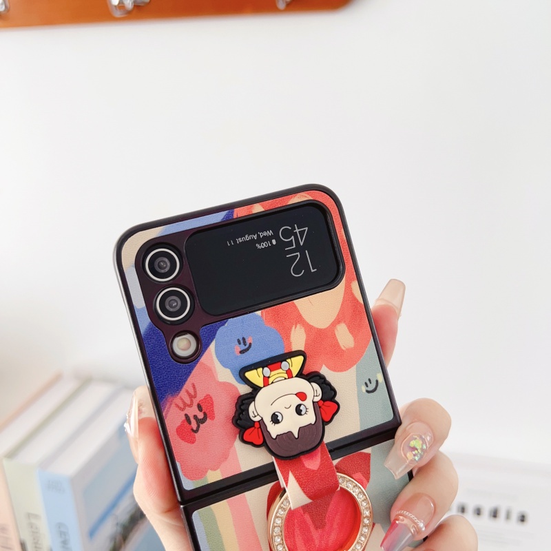 Ốp Lưng Họa Tiết Hoạt Hình Cho Samsung Galaxy Z Flip 4 Flip 3