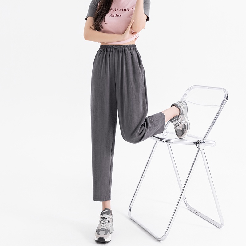 SUXI Quần Dài Ống Đứng Lưng Cao Tôn Dáng Thời Trang Hè Cho Nữ