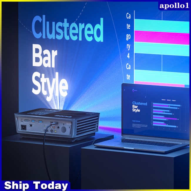 Cáp ChuyểN ĐổI Hdmi Sang Vga Od5.0 Cho MàN HìNh MáY ChiếU / Hdtv