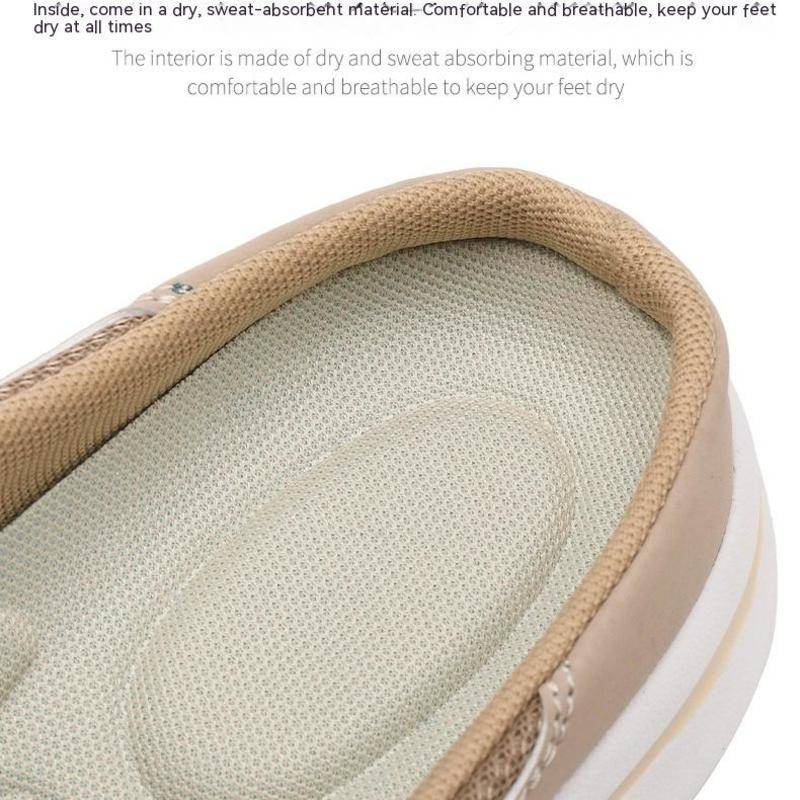 Giày Lười Đế Bằng Siêu Nhẹ Thoáng Khí Thoải Mái Phong Cách Unisex