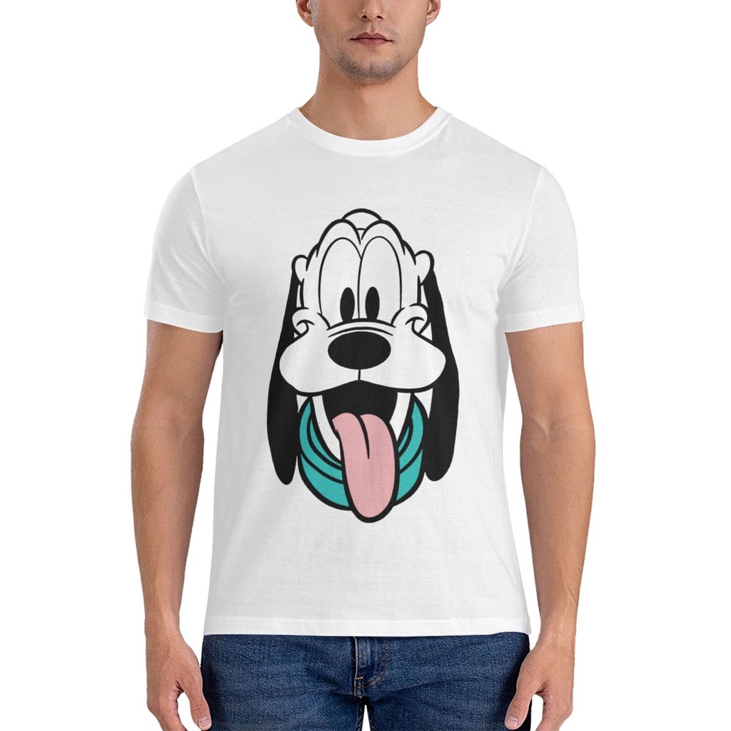 Áo thun Cotton thời trang Disney Pluto Happy Face Vintage