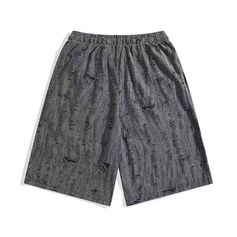 Quần Short Dáng Rộng Màu Sắc Đơn Giản Phong Cách Hip Hop Đường Phố Cho Nam