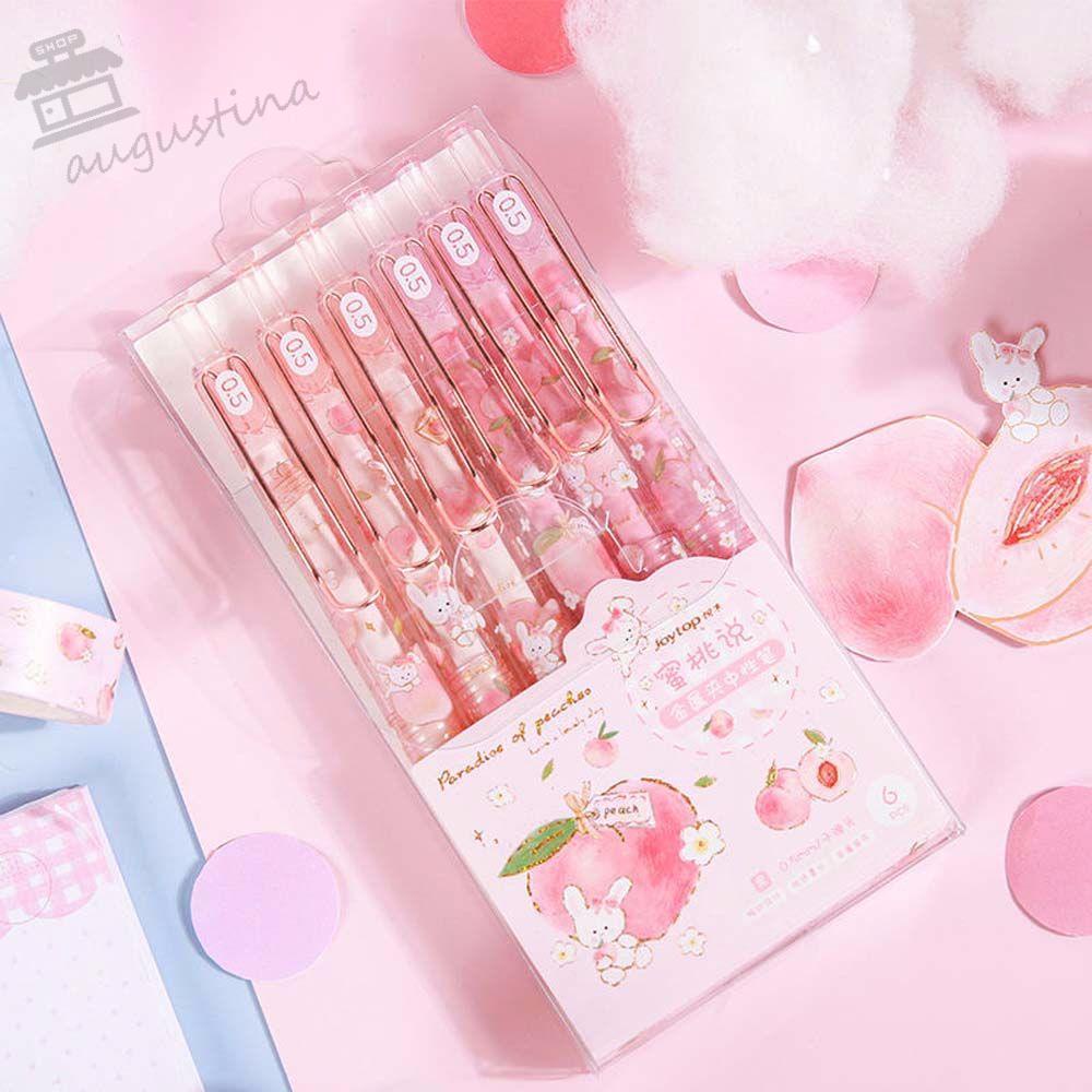 Set 6 Bút Bi Hình Trái Cây Xinh Xắn Dễ Thương