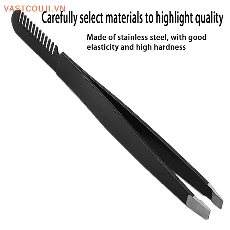 Nhíp Tỉa Lông Mày 2 Trong 1 Bằng Thép Không Gỉ Tiện Dụng