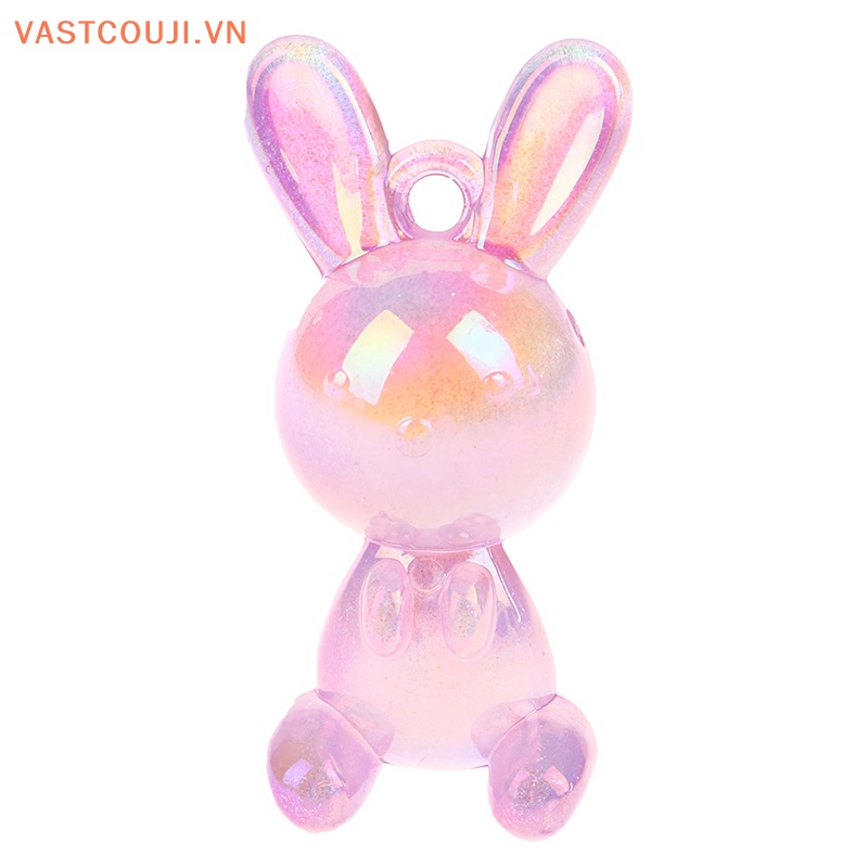 1 Mặt Vòng cổ Hình Thỏ Nhiều Màu Sắc DIY