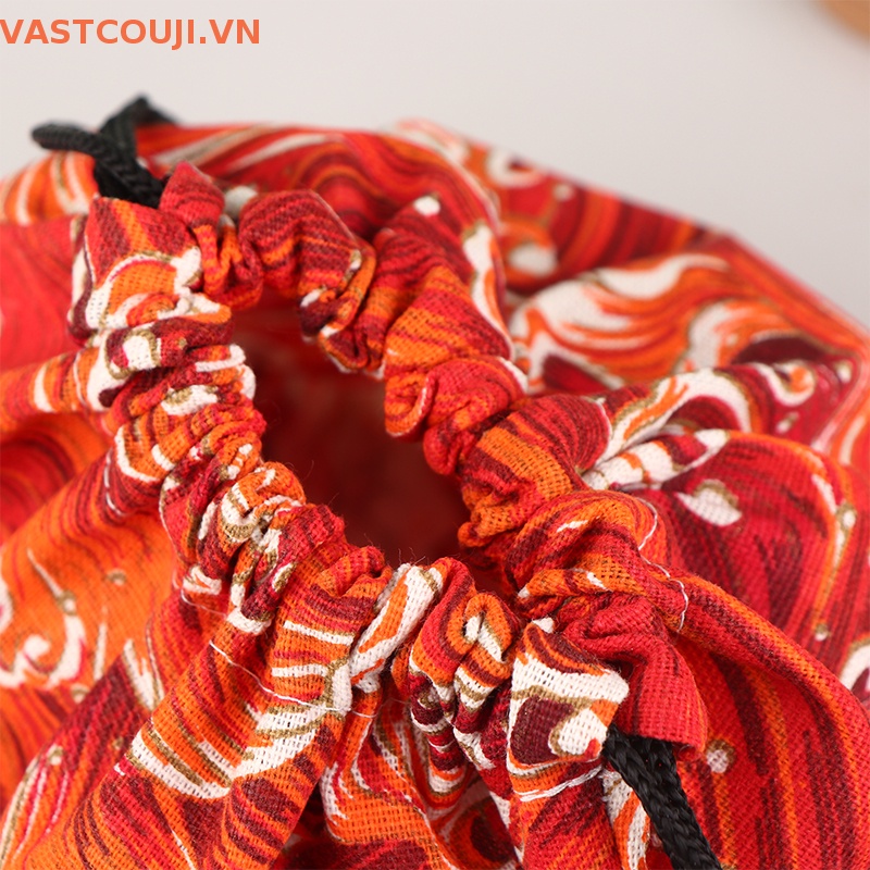 1 Túi Dây Rút Đựng Cơm Trưa Du Lịch Cắm Trại Phong Cách Nhật Bản