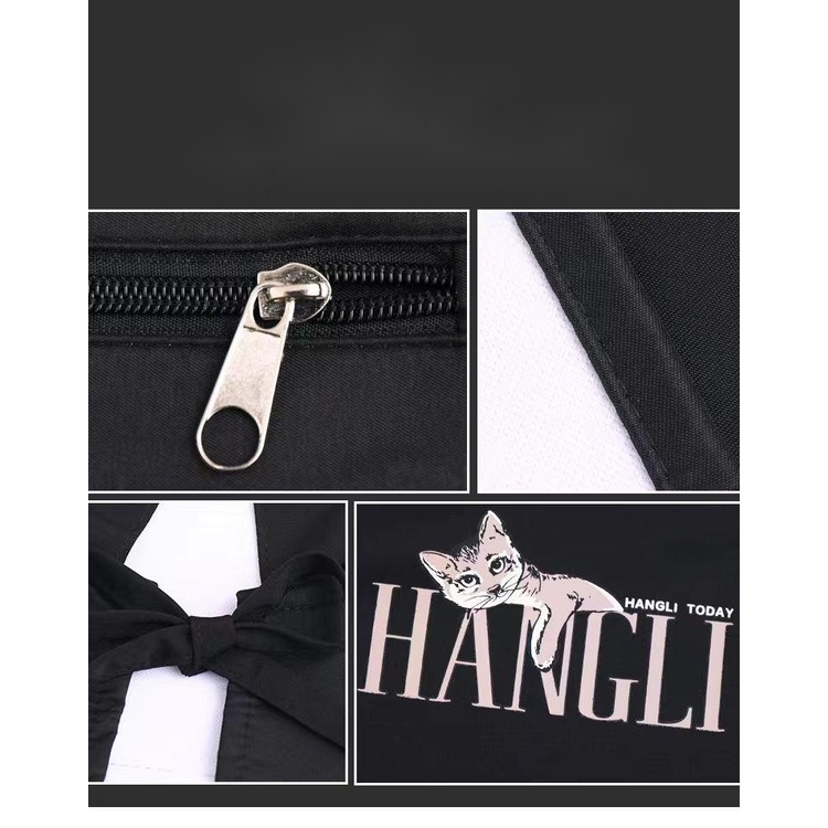 Tạp Dề Có Túi Khóa Kéo Thoáng Khí Chống Thấm Nước / Dầu Thời Trang Cho Nam Và Nữ