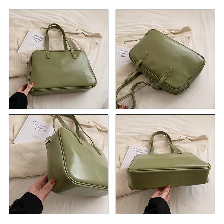 Túi Xách Kẹp Nách Kích Cỡ Lớn Phong Cách Thời Trang Hàn Quốc Mới Dành Cho Nữ