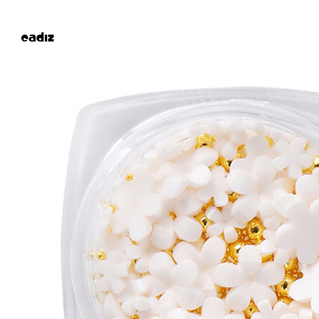 1 Hộp Cánh Hoa 3D Bằng Nhựa Resin Dùng Trang Trí Móng Tay DIY