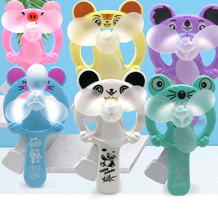 Quạt Cầm Tay Hình Thú Ngộ Nghĩnh Đáng Yêu , Quạt bóp tay mini , Quạt chạy bằng cơm , Quạt giá rẻ