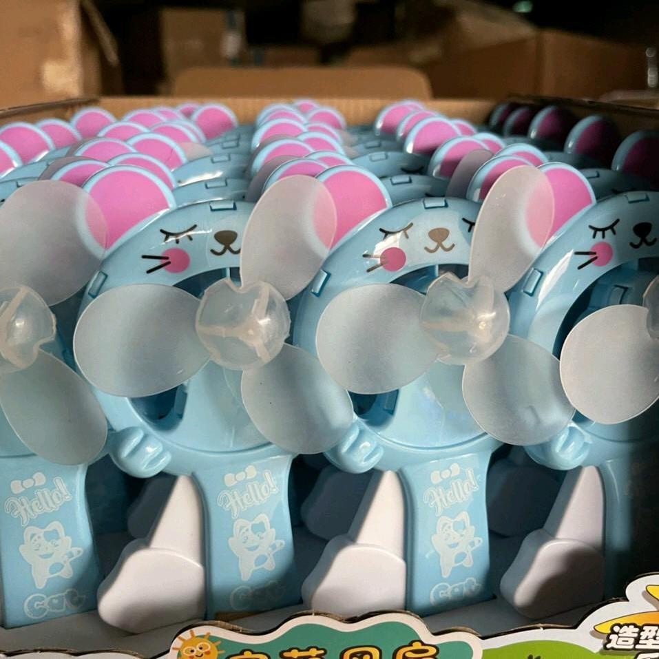 Quạt Cầm Tay Hình Thú Ngộ Nghĩnh Đáng Yêu , Quạt bóp tay mini , Quạt chạy bằng cơm , Quạt giá rẻ